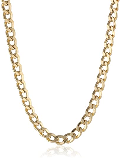 14k solid gold 3.8mm cuban link necklace for sale